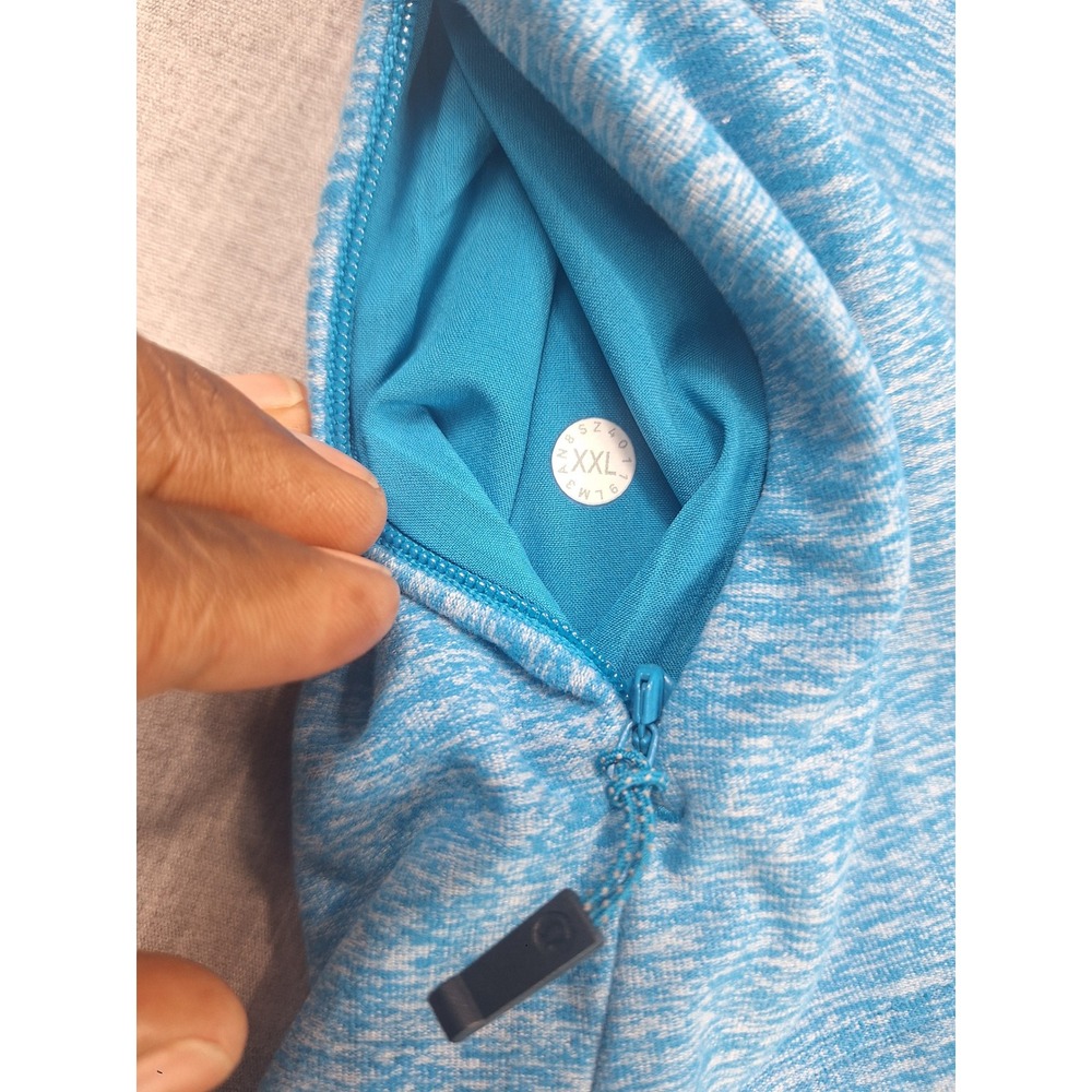 Lululemon Metal Vent Tech 1/2 Zip 2.0 Mens XXL Blue Heather Pullover Athleisure - Picture 4 of 8